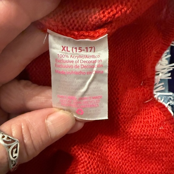 No Boundaries Juniors sleeveless Christmas dress with hood & pockets Juniors XL - Picture 9 of 10